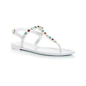 NIB STUART WEITZMAN Women's Charm Strap Slingback Jelly Sandals Size 5 MSRP $195